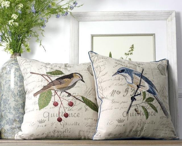 Bird 2025 accent pillows