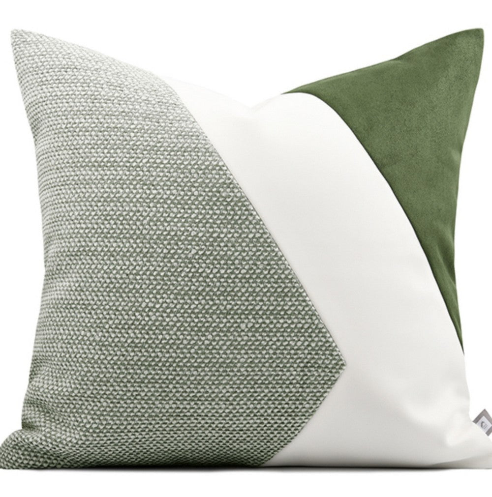 Large green throw pillows best sale