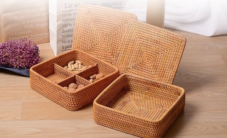 Small square storage sale baskets