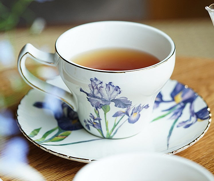 Beautiful British Tea Cups, Bone China Porcelain Tea Cup Set, Traditio –  Paintingforhome