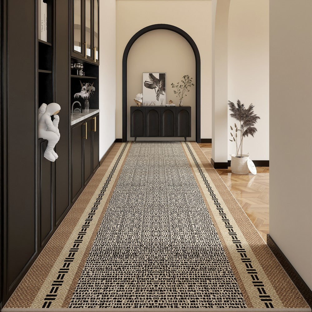 Extra Long Hallway Runners, Contepmorary Runner Rugs, Non Slip Modern Long Hallway Runners, Long Narrow Runner Rugs, Modern Entryway Runner Rug Ideas-LargePaintingArt.com