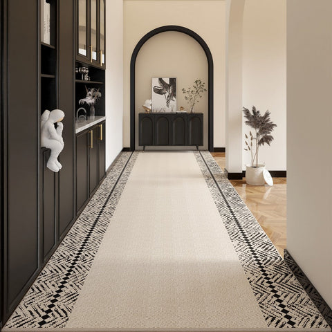 Modern Entryway Runner Rug Ideas, Extra Long Hallway Runners, Contepmorary Runner Rugs, Non Slip Modern Long Hallway Runners, Long Narrow Runner Rugs-LargePaintingArt.com