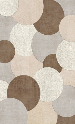 Bedroom Modern Rugs, Geometric Modern Rugs for Dining Room, Contemporary Area Rugs for Living Room-LargePaintingArt.com