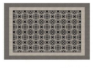 Abstract Contemporary Rugs for Bedroom, Mid Century Area Rugs for Living Room, Modern Carpets for Office, Dining Room Floor Rugs, Elegant Modern Area Rugs under Sofa-LargePaintingArt.com