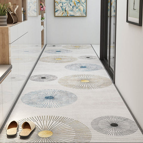 Washable Entryway Runner Rug Ideas, Modern Long Hallway Runners, Stain-resistant Non Slip Kitchen Runner Rugs, Long Hallway Runners, Extra Long Narrow Runner Rugs, Entrance Hallway Runners-LargePaintingArt.com