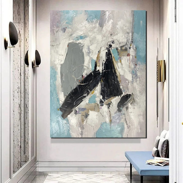 Living Room Wall Painting, Contemporary Wall Painting, Modern Artwork, Large Canvas Painting, Acrylic Painting for Dining Room-LargePaintingArt.com