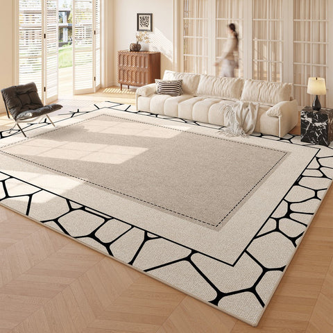 Large Modern Rugs in Living Room, Modern Rugs under Sofa, Modern Rugs for Office, Abstract Contemporary Rugs for Bedroom, Dining Room Floor Carpets-LargePaintingArt.com