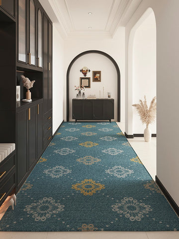 Modern Long Hallway Runners, Extra Long Narrow Runner Rugs, Stain-resistant Non Slip Entrance Hallway Runners, Easy Care Kitchen Runner Rugs, Contemporary Entryway Runner Rug Ideas-LargePaintingArt.com