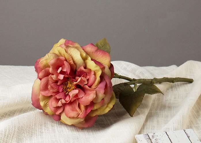 Rose Flower Arrangement, Silk Flower Centerpiece, Artificial Flower Decor, Wedding Decor, Faux Flower-LargePaintingArt.com