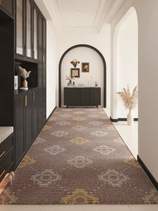 Entrance Hallway Runners, Modern Long Hallway Runners, Extra Long Narrow Runner Rugs, Washable Kitchen Runner Rugs, Easy Care Contemporary Entryway Runner Rug Ideas-LargePaintingArt.com