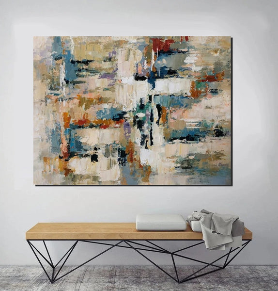 Extra Large Paintings, Acrylic Abstract Art, Modern Abstract Acrylic Painting, Living Room Wall Painting, Large Paintings for Living Room-LargePaintingArt.com