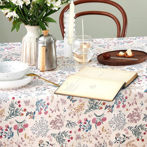 Large Rectangle Tablecloth for Dining Room Table, Rustic Table Covers for Kitchen, Country Farmhouse Tablecloth, Square Tablecloth for Round Table-LargePaintingArt.com