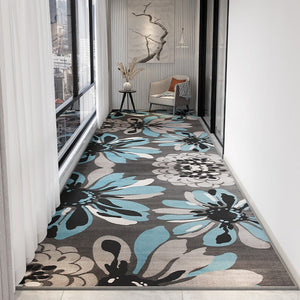 Modern Long Hallway Runners, Extra Long Narrow Runner Rugs, Bedside Long Runner Rugs, Washable Kitchen Runner Rugs, Entryway Runner Rug Ideas-LargePaintingArt.com