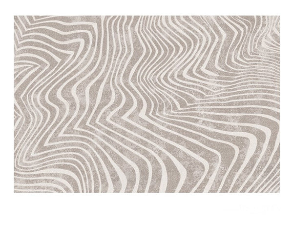 Modern Carpets for Office, Dining Room Floor Rugs, Stripe Area Rugs under Sofa, Mid Century Area Rugs for Living Room, Abstract Contemporary Rugs for Bedroom-LargePaintingArt.com