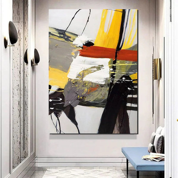 Extra Large Paintings for Living Room, Modern Abstract Art for Bedroom, Abstract Acrylic Wall Painting, Simple Painting Ideas, Hand Painted Wall Painting-LargePaintingArt.com