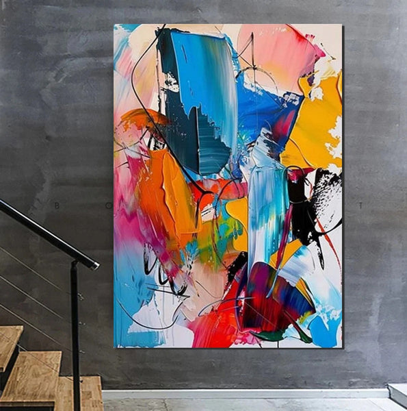 Acrylic Painting for Living Room, Hand Painted Acrylic Painting, Extra Large Wall Art Painting, Modern Contemporary Abstract Artwork, Buy Paintings Online-LargePaintingArt.com