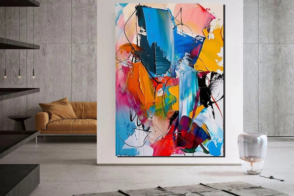 Acrylic Painting for Living Room, Hand Painted Acrylic Painting, Extra Large Wall Art Painting, Modern Contemporary Abstract Artwork, Buy Paintings Online-LargePaintingArt.com