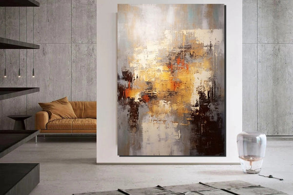 Modern Contemporary Abstract Artwork, Extra Large Wall Art Painting, Hand Painted Acrylic Painting, Acrylic Painting for Living Room, Buy Paintings Online-LargePaintingArt.com