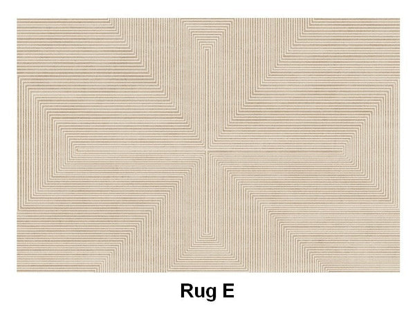 Modern Living Room Area Rugs, Soft Modern Rugs under Coffee Table, Bedroom Modern Rugs, Modern Rugs for Dining Room Table, Geometric Floor Carpets-LargePaintingArt.com