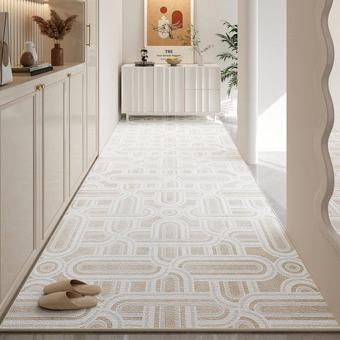 Entrance Hallway Runners, Extra Long Hallway Runners, Non Slip Modern Long Hallway Runners, Long Narrow Runner Rugs, Entryway Runner Rug Ideas, Kitchen Runner Rugs-LargePaintingArt.com