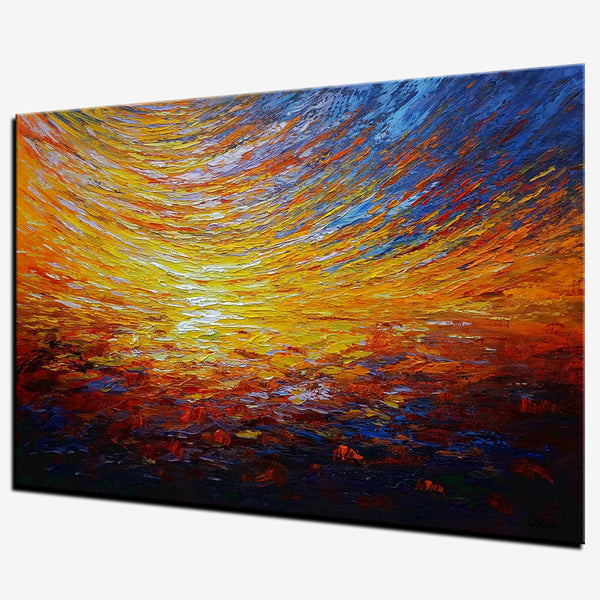 Canvas Painting, Custom Abstract Artwork, Abstract Painting, Abstract Painting, Modern Art-LargePaintingArt.com