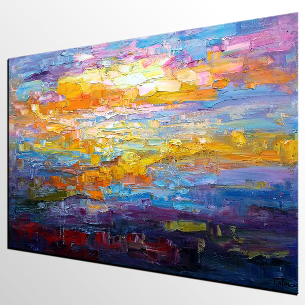 Abstract Art Paintings, Modern Paintings, Custom Original Abstact Paintings, Large Canvas Oil Painting, Contemporary Wall Art Paintings-LargePaintingArt.com