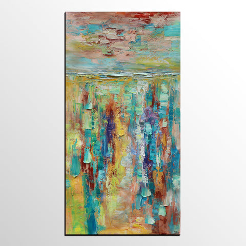 Abstract Canvas Painting, Modern Wall Art Painting, Original Abstract Painting, Custom Abstract Oil Paintings for Sale-LargePaintingArt.com