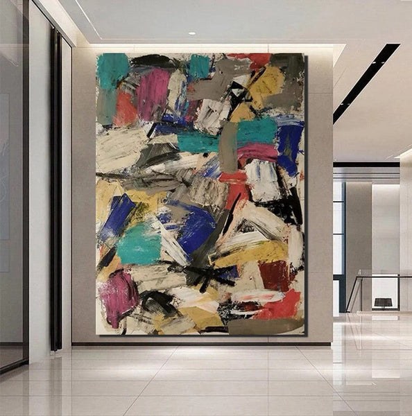 Large Abstract Paintings, Contemporary Acrylic Wall Art Ideas, Large Paintings for Living Room, Simple Modern Art, Modern Canvas Painting-LargePaintingArt.com