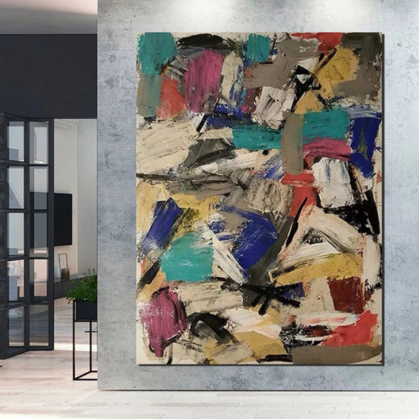 Large Abstract Paintings, Contemporary Acrylic Wall Art Ideas, Large Paintings for Living Room, Simple Modern Art, Modern Canvas Painting-LargePaintingArt.com