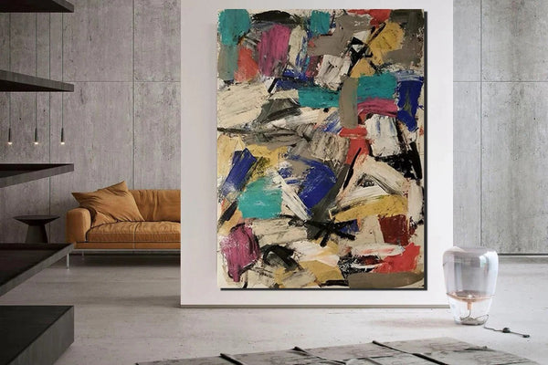 Large Abstract Paintings, Contemporary Acrylic Wall Art Ideas, Large Paintings for Living Room, Simple Modern Art, Modern Canvas Painting-LargePaintingArt.com