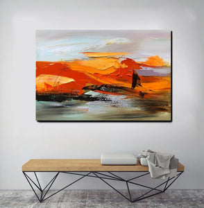 Large Painting for Living Room, Acrylic Paintings on Canvas, Large Paintings Behind Sofa, Heavy Texture Painting, Buy Paintings Online-LargePaintingArt.com