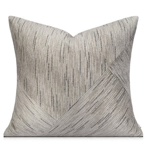Grey Modern Pillows for Couch, Large Modern Sofa Cushion, Decorative Pillow Covers, Abstract Decorative Throw Pillows for Living Room-LargePaintingArt.com