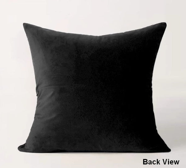 Geometric Grey Back Contemporary Cushions for Interior Design, Large Modern Decorative Pillows for Sofa, Modern Throw Pillows for Couch-LargePaintingArt.com