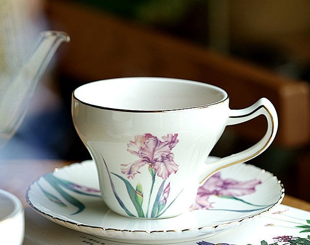 Beautiful British Tea Cups, Bone China Porcelain Tea Cup Set, Traditio –  Paintingforhome