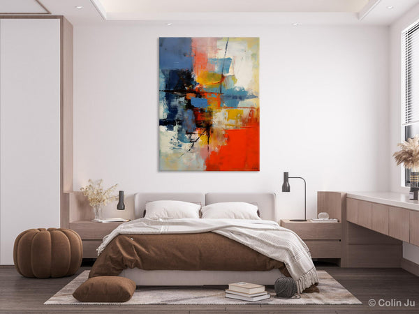 Simple Painting Ideas for Living Room, Acrylic Painting on Canvas, Original Hand Painted Art, Buy Paintings Online, Oversized Canvas Paintings-LargePaintingArt.com