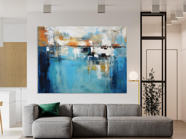 Contemporary Canvas Art, Heavy Texture Canavas Art, Original Modern Wall Paintings, Abstract Painting for Bedroom, Modern Acrylic Artwork-LargePaintingArt.com