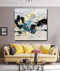 Bedroom Abstract Paintings, Simple Modern Paintings, Abstract Contemporary Art, Large Painting for Sale, Hand Painted Canvas Art-LargePaintingArt.com