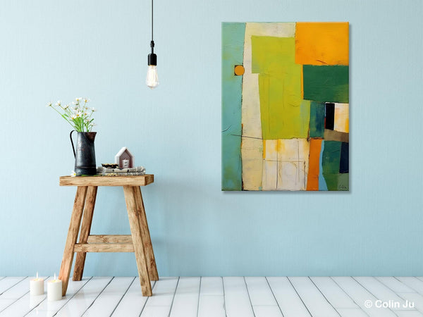 Simple Modern Wall Art, Oversized Contemporary Acrylic Paintings, Extra Large Canvas Painting for Living Room, Original Abstract Paintings-LargePaintingArt.com