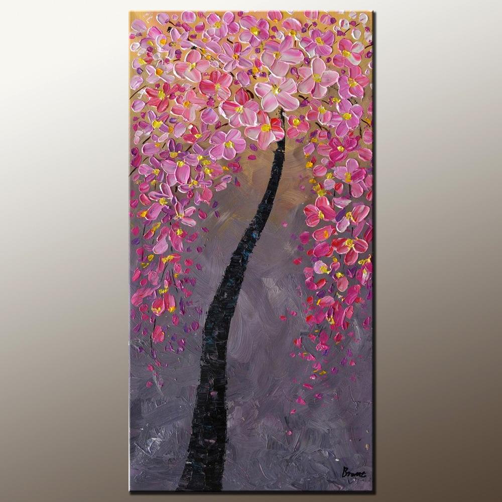 Abstract Painting, Tree of Life Art, Canvas Painting, Large Wall Painting, Original Painting, Ready to Hang-LargePaintingArt.com